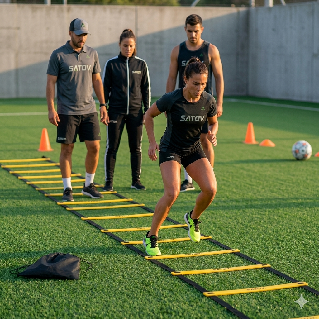 Escalera de Agilidad y Coordinación Satov | Entrenamiento de Velocidad y Rendimiento