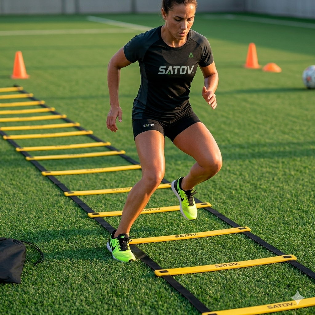 Escalera de Agilidad y Coordinación Satov | Entrenamiento de Velocidad y Rendimiento